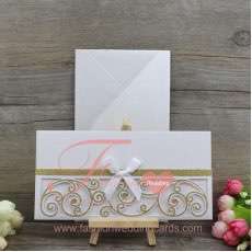 Wholesale Cheap Laser Cut Wedding Invitations Gold